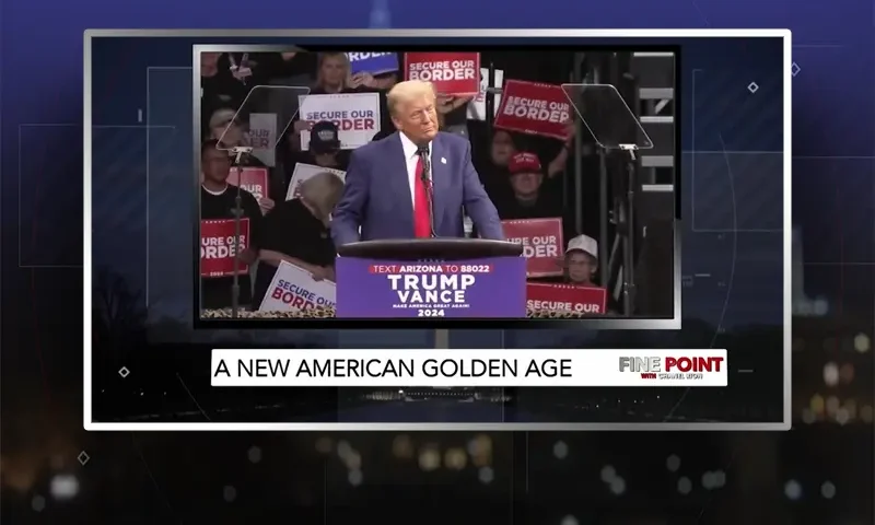 Video still from Fine Point on One America News Network