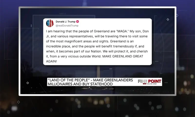 Video still from Fine Point on One America News Network