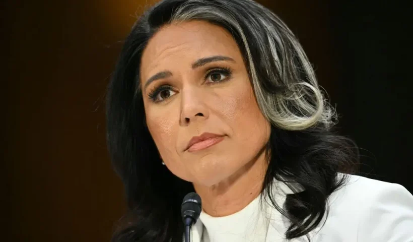Tulsi Gabbard testifies during a Senate Intelligence Committee hearing on her nomination to be US Director of National Intelligence (DNI), on Capitol Hill on January 30, 2025, in Washington, DC. (Photo by Mandel NGAN / AFP) (Photo by MANDEL NGAN/AFP via Getty Images)