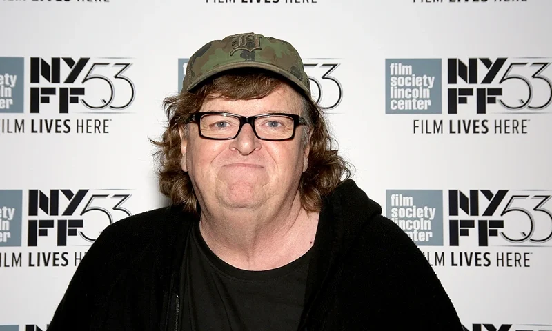 NEW YORK, NY - OCTOBER 04: Director Michael Moore speaks at the 53rd New York Film Festival - Directors Dialogue: Michael Moore at Elinor Bunin Munroe Film Center on October 4, 2015 in New York City. (Photo by Paul Zimmerman/Getty Images)