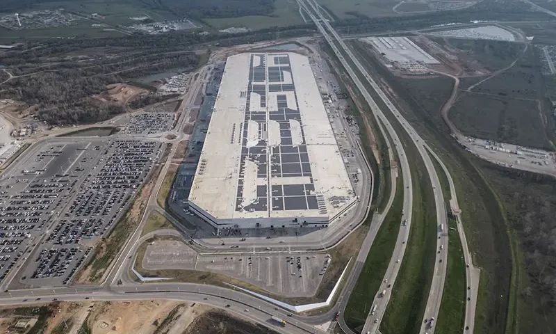 A general view of the Tesla gigafactory in Austin, Texas, U.S., February 28, 2023. REUTERS/Go Nakamura/File Photo