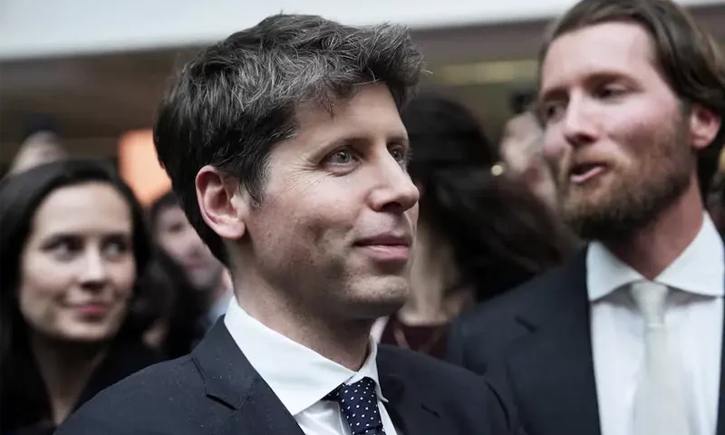Sam Altman, CEO of OpenAI at Station F, during an event on the sidelines of the Artificial Intelligence Action Summit in Paris, France, Feb. 11, 2025. Aurelien Morissard/Pool via REUTERS