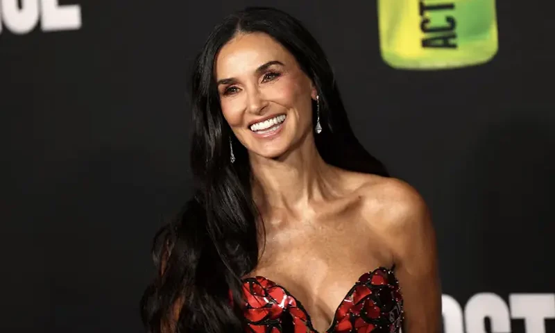 Demi Moore attends the Los Angeles Premiere of ''The Substance'' at the Directors Guild of America Theater in Los Angeles, California, U.S., September 16, 2024. REUTERS/Aude Guerrucci/File Photo