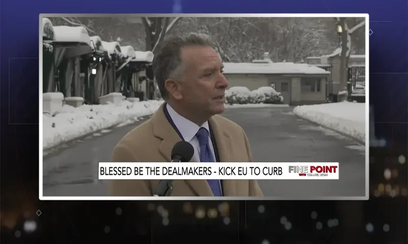 Video still from Fine Point on One America News Network