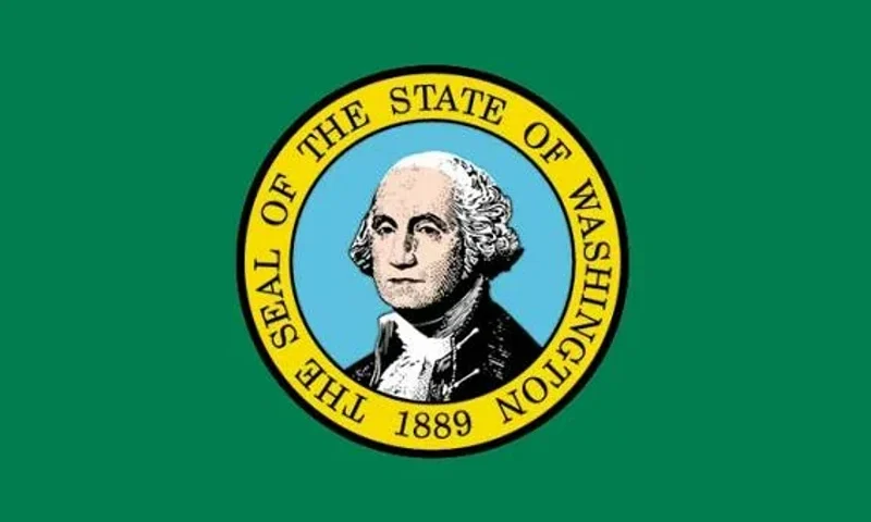 Washington state flag. (Photo via: sos.wa.gov - Washington state government's official website)