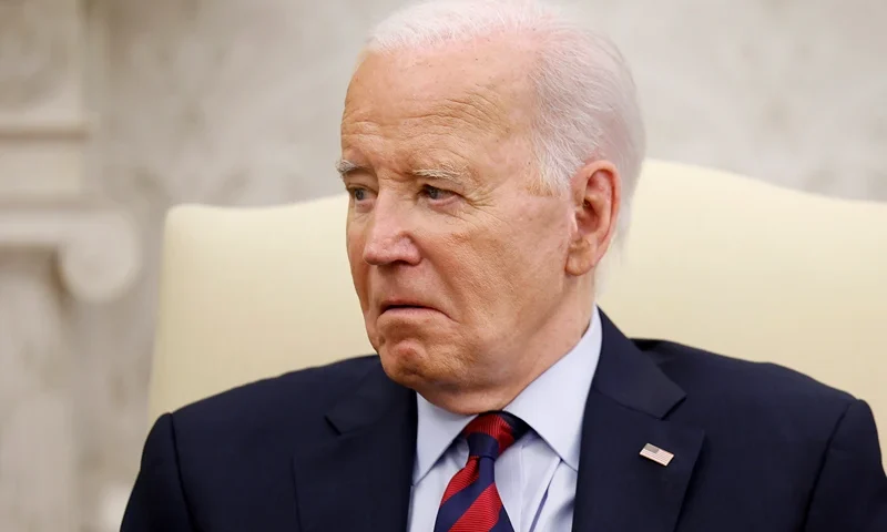 WASHINGTON, DC - JUNE 17: U.S. President Joe Biden participates in a meeting with NATO Secretary General Jens Stoltenberg in the Oval Office of the White House on June 17, 2024 in Washington, DC. Stoltenberg is meeting with Biden and other administration officials ahead of next month’s NATO Summit hosted by the United States. (Photo by Kevin Dietsch/Getty Images)