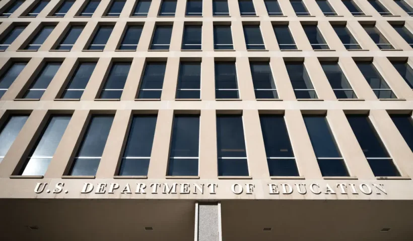 The US Department of Education building is seen in Washington, DC, February 13, 2025. (Photo by SAUL LOEB / AFP) (Photo by SAUL LOEB/AFP via Getty Images)