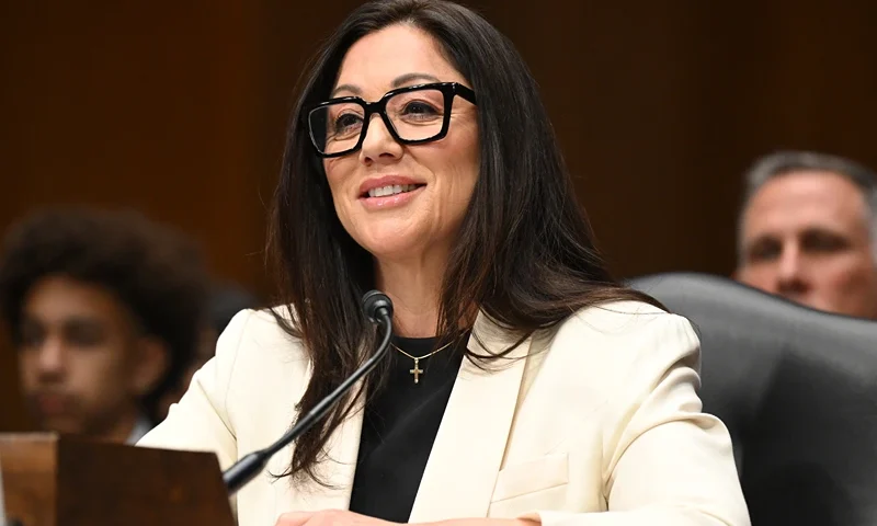 Lori Chavez-DeRemer testifies during a US Senate Health, Education, Labor, and Pensions hearing on her nomination to be Secretary of Labor, on Capitol Hill in Washington, DC, February 19, 2025. (Photo by SAUL LOEB / AFP) (Photo by SAUL LOEB/AFP via Getty Images)