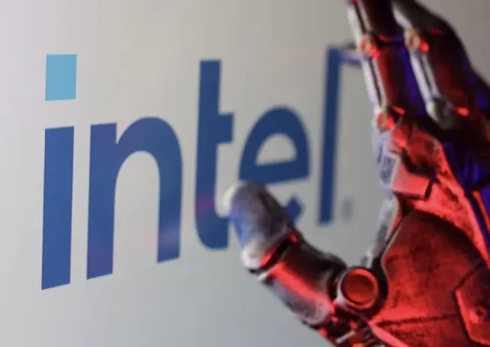 Intel logo is seen in this illustration taken February 16, 2025. REUTERS/Dado Ruvic/Illustration/File Photo