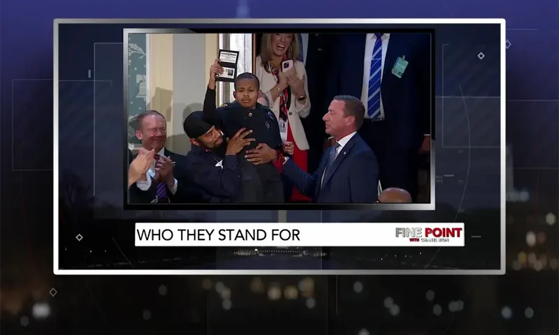 Video still from Fine Point on One America News Network