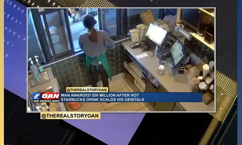 Video still from The Real Story on One America News Network