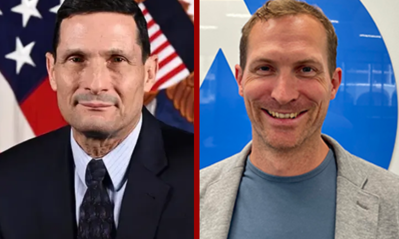 (L) Darin Selnick. (Photo via: Department of Defense) / (R) Colin Carroll (Photo via: The National Defense Industrial Association)