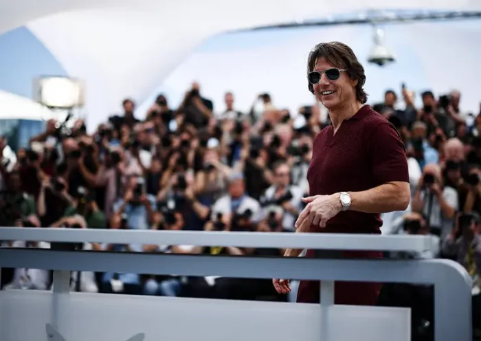 Cast member Tom Cruise poses during a photocall for the film "Mission: Impossible - The Final Reckoning" Out of competition at the 78th Cannes Film Festival in Cannes, France, May 14, 2025. REUTERS/Sarah Meyssonnier