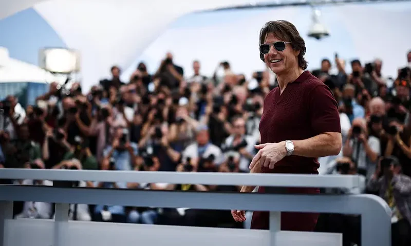 Cast member Tom Cruise poses during a photocall for the film "Mission: Impossible - The Final Reckoning" Out of competition at the 78th Cannes Film Festival in Cannes, France, May 14, 2025. REUTERS/Sarah Meyssonnier