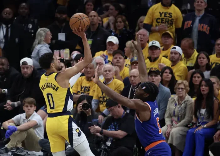 Tyrese Haliburton delivered a one-of-a-kind performance Tuesday night, and it put the Indiana Pacers one victory away from reaching the NBA Finals for the first time since 2000.