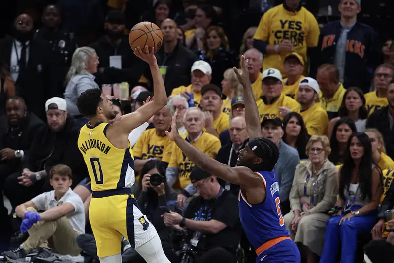 Tyrese Haliburton delivered a one-of-a-kind performance Tuesday night, and it put the Indiana Pacers one victory away from reaching the NBA Finals for the first time since 2000.