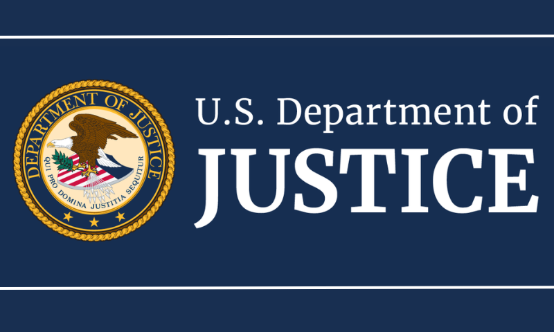 (Logo via: Department of Justice - DOJ)