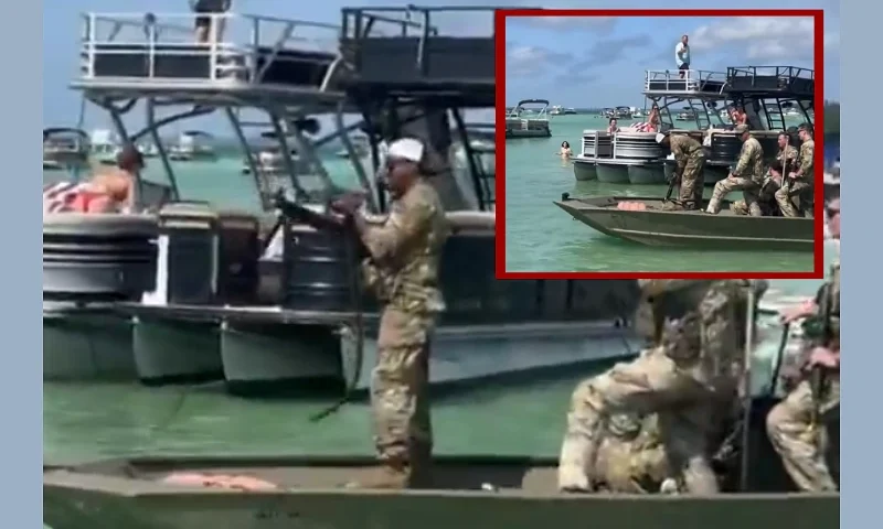 (screenshot from video footage taken of Army personnel)