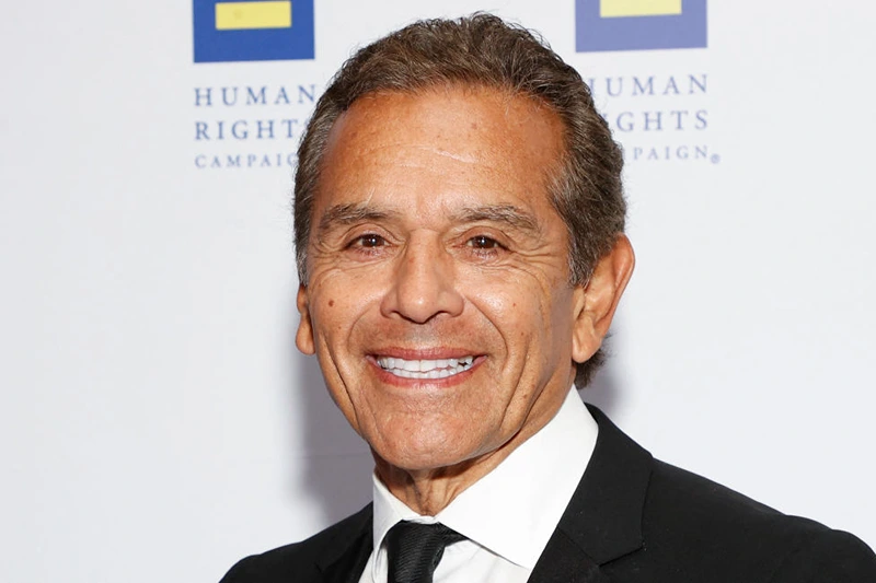 Former Los Angeles mayor Antonio Villaraigosa arrives for Human Rights Campaign's 2024 Los Angeles dinner at the Fairmont Century Plaza in Los Angeles, March 23, 2024. (Photo by Michael TRAN / AFP) (Photo by MICHAEL TRAN/AFP via Getty Images)