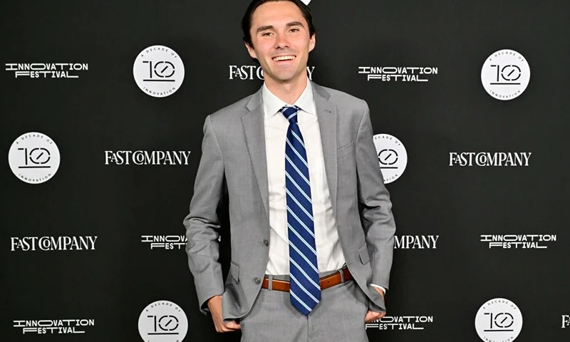 NEW YORK, NEW YORK - SEPTEMBER 17: David Hogg attends the Fast Company Innovation Festival 2024 at BMCC Tribeca PAC on September 17, 2024 in New York City. (Photo by Eugene Gologursky/Getty Images for Fast Company)