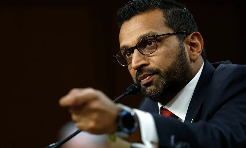 WASHINGTON, DC - JANUARY 30: Kash Patel, U.S. President Donald Trump’s nominee to be Director of the Federal Bureau of Investigation (FBI), testifies during his confirmation hearing before the Senate Judiciary Committee in the Dirksen Senate Office Building on January 30, 2025 in Washington, DC. Patel, a former public defender, federal prosecutor and Trump loyalist, is facing opposition from Democrats over his past criticism of the Justice Department and FBI. (Photo by Anna Moneymaker/Getty Images)