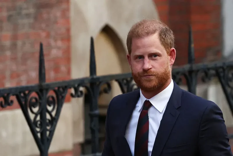 Britain's Prince Harry, Duke of Sussex departs the the Royal Courts of Justice, Britain's High Court, in central London, on April 9, 2025 following the second day of his appeal hearing to over the downgrading of his personal security during visits in Britain. Prince Harry's lawyer outlined in court threats made against him, including calls for his murder, as King Charles's youngest son appealed on April 8, 2025 against an "unjustified" decision to restrict his police protection in the UK. (Photo by HENRY NICHOLLS / AFP) (Photo by HENRY NICHOLLS/AFP via Getty Images)
