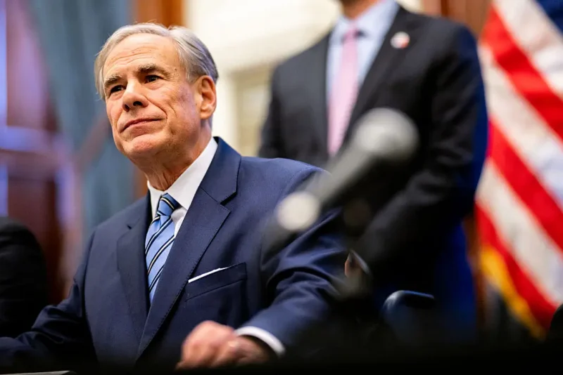 AUSTIN, TEXAS - APRIL 23: Gov. Greg Abbott speaks during a bill signing in the State Capitol on April 23, 2025 in Austin, Texas. Senate Bill 14 introduces and establishes a new Texas Regulatory Efficiency Office which seeks to create better practices within state agencies and terminate unnecessary regulations. (Photo by Brandon Bell/Getty Images)