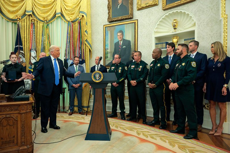 Trump honors 3 slain Florida officers and their families with first-ever ‘Medals of Sacrifice’ ceremony