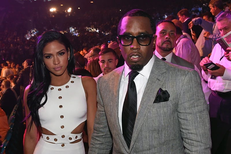 LAS VEGAS, NV - MAY 02: Model Cassie Ventura (L) and recording artist Sean "Puff Daddy" Combs arrive at "Mayweather VS Pacquiao" presented by SHOWTIME PPV And HBO PPV at MGM Grand Garden Arena on May 2, 2015 in Las Vegas, Nevada. (Photo by Ethan Miller/Getty Images for SHOWTIME)