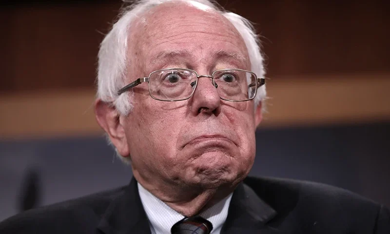 WASHINGTON, DC - MAY 23: U.S. Sen. Bernie Sanders (I-VT) answers questions during a press conference at the U.S. Capitol May 23, 2017 in Washington, DC. Senate and House Democrats held the news conference to respond to the release of U.S. Donald Trump's budget. (Photo by Win McNamee/Getty Images)
