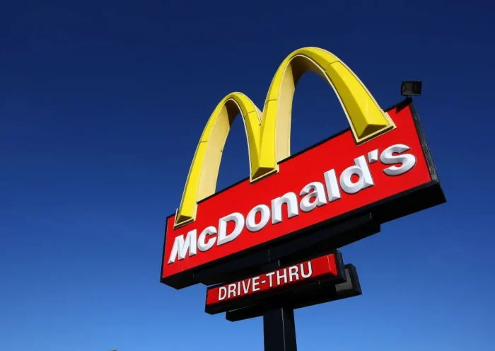 SAN FRANCISCO - FEBRUARY 09: A sign stands outside of a McDonald's restaurant February 9, 2009 in San Francisco, California. Fast food chain restaurant McDonald's reported a 7.1 percent increase in same store sales for January as people look towards cheaper food alternatives in the weakening economy. (Photo by Justin Sullivan/Getty Images)
