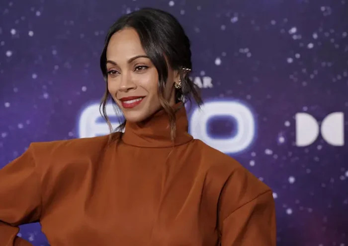 Cast member Zoe Saldana attends the premiere for the film Elio at El Capitan theatre in Los Angeles, California, U.S., June 10, 2025. REUTERS/Mario Anzuoni//File Photo