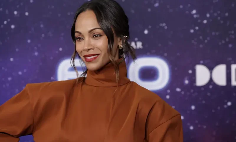 Cast member Zoe Saldana attends the premiere for the film Elio at El Capitan theatre in Los Angeles, California, U.S., June 10, 2025. REUTERS/Mario Anzuoni//File Photo