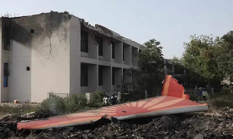 Wreckage of a Boeing 787 Dreamliner lies at the site where the Air India plane crashed in Ahmedabad, India, June 12, 2025. REUTERS/Amit Dave