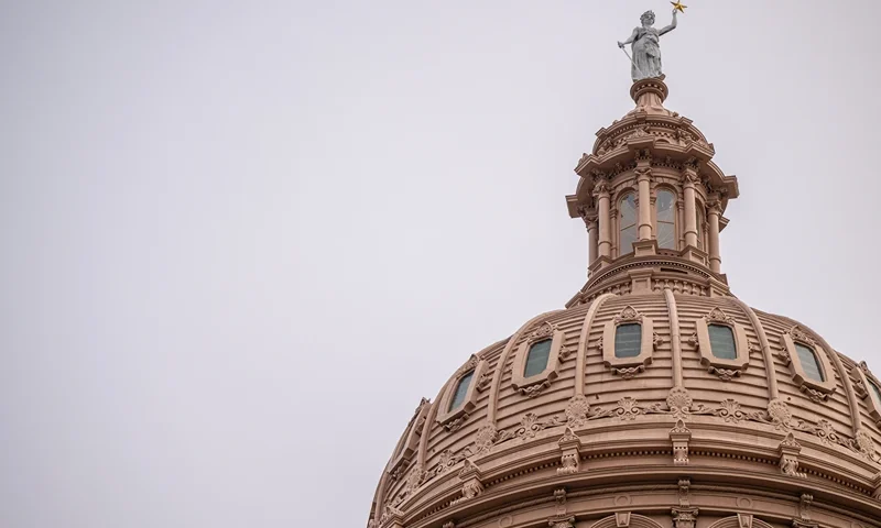 The exterior of the Texas State Capitol on February 18, 2023 in Austin, Texas. (Photo by Brandon Bell/Getty Images)