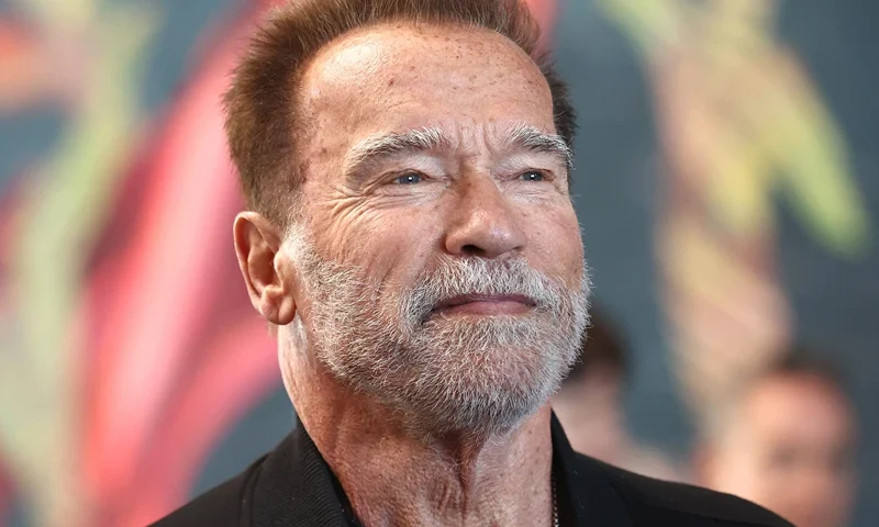LOS ANGELES, CALIFORNIA - APRIL 21: Former California Governor Arnold Schwarzenegger attends an event marking the completion of a 4-acre solar rooftop constructed atop AltaSea's research and development facility at the Port of Los Angeles, in the San Pedro neighborhood, on April 21, 2023 in Los Angeles, California. The installation will supply enough energy to power AltaSea’s 35-acre campus, the country’s biggest 'blue economy' tech hub, which is focused on clean oceans, climate resiliency, and clean energy. (Photo by Mario Tama/Getty Images)