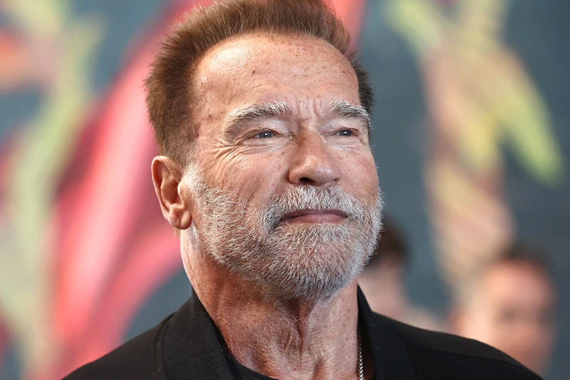 LOS ANGELES, CALIFORNIA - APRIL 21: Former California Governor Arnold Schwarzenegger attends an event marking the completion of a 4-acre solar rooftop constructed atop AltaSea's research and development facility at the Port of Los Angeles, in the San Pedro neighborhood, on April 21, 2023 in Los Angeles, California. The installation will supply enough energy to power AltaSea’s 35-acre campus, the country’s biggest 'blue economy' tech hub, which is focused on clean oceans, climate resiliency, and clean energy. (Photo by Mario Tama/Getty Images)