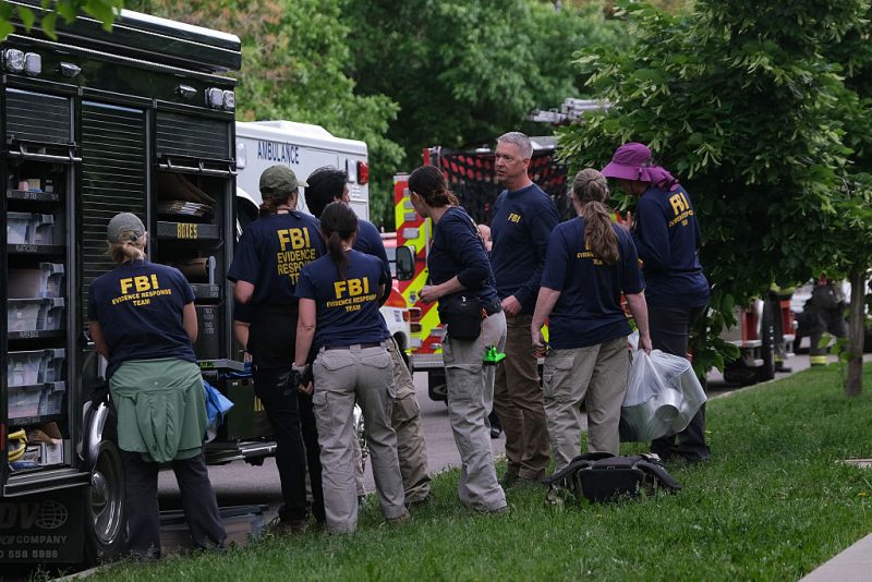 An FBI team is investigating an attack on demonstrators calling for the release of Israeli hostages held in Gaza, at the scene on Pearl Street in Boulder, Colorado, on June 1, 2025. Several people suffered burns and other injuries June 1st in the US state of Colorado in what the FBI called a "targeted terror attack" against demonstrators seeking the release of Israeli hostages held in Gaza.