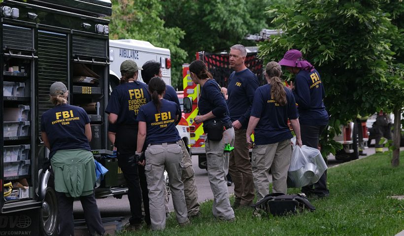 An FBI team is investigating an attack on demonstrators calling for the release of Israeli hostages held in Gaza, at the scene on Pearl Street in Boulder, Colorado, on June 1, 2025. Several people suffered burns and other injuries June 1st in the US state of Colorado in what the FBI called a "targeted terror attack" against demonstrators seeking the release of Israeli hostages held in Gaza.