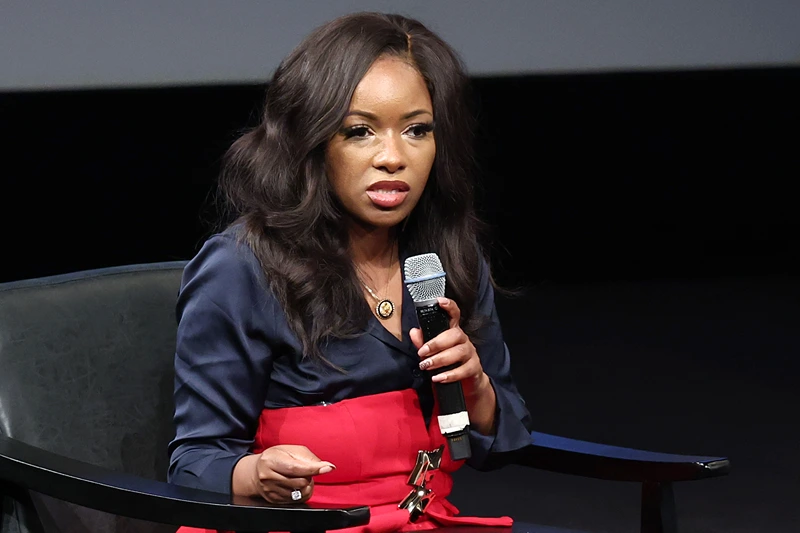 Congresswoman Jasmine Crockett speaks onstage at Storytellers - Congresswoman Jasmine Crockett during the 2025 Tribeca Festival at SVA Theater on June 13, 2025 in New York City. (Photo by Cindy Ord/Getty Images for Tribeca Festival)
