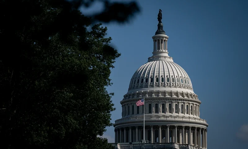 WASHINGTON, DC - JUNE 28: The U.S. Capitol on June 28, 2025 in Washington, DC. Senate Republicans overnight released a new version of the "One, Big, Beautiful Bill," as they approach U.S. President Donald Trump's July 4 deadline. (Photo by Al Drago/Getty Images)