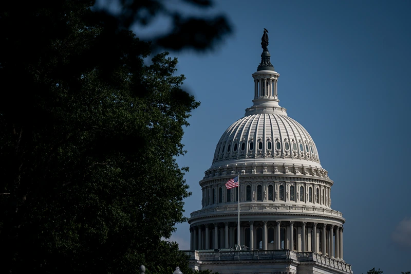 WASHINGTON, DC - JUNE 28: The U.S. Capitol on June 28, 2025 in Washington, DC. Senate Republicans overnight released a new version of the "One, Big, Beautiful Bill," as they approach U.S. President Donald Trump's July 4 deadline. (Photo by Al Drago/Getty Images)