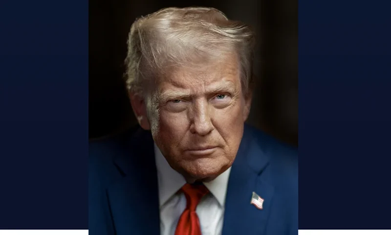 President Trump's official portrait - White House