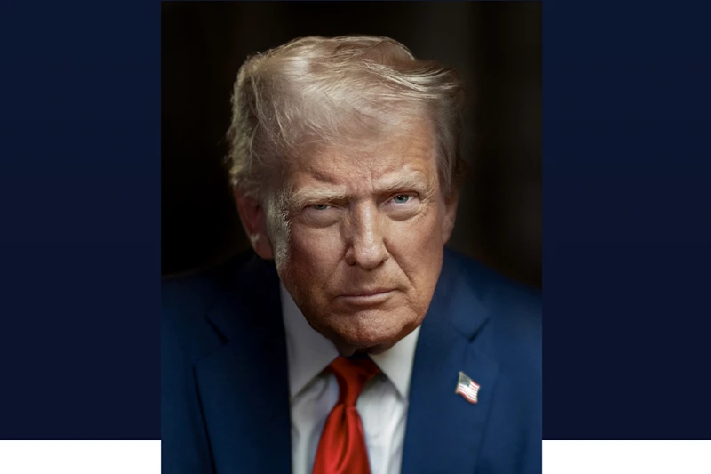 President Trump's official portrait - White House