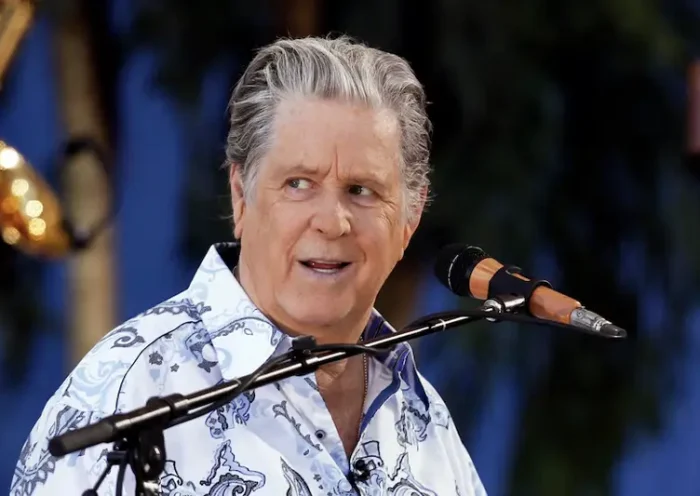 Brian Wilson performs with the Beach Boys on ABC's Good Morning America in New York's Central Park June 15, 2012. REUTERS/Lucas Jackson/File Photo