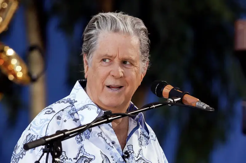 Brian Wilson performs with the Beach Boys on ABC's Good Morning America in New York's Central Park June 15, 2012. REUTERS/Lucas Jackson/File Photo