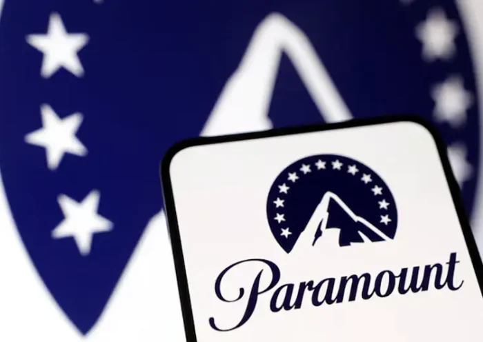 Paramount Global logo is seen in this illustration taken December 17, 2024. REUTERS/Dado Ruvic/Illustration/ File Photo