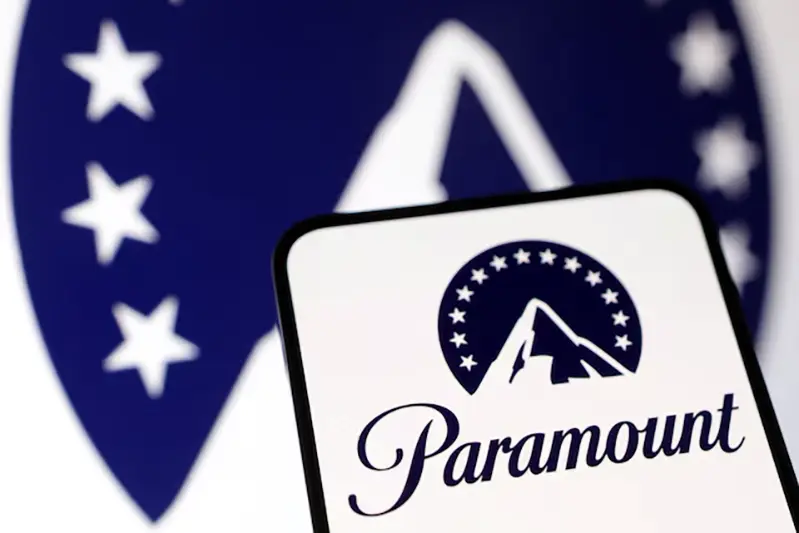 Paramount Global logo is seen in this illustration taken December 17, 2024. REUTERS/Dado Ruvic/Illustration/ File Photo