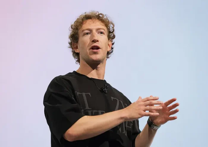 Meta CEO Mark Zuckerberg makes a keynote speech during the Meta Connect annual event, at the company's headquarters in Menlo Park, California, U.S. September 25, 2024. REUTERS/Manuel Orbegozo/File Photo