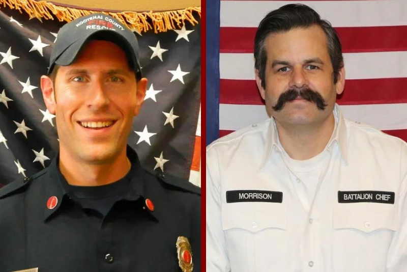 R| John Morrison L| Frank J. Harwood (Photos via :IAFF 7th District)